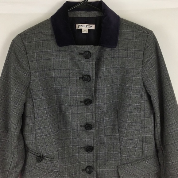 Pendleton Women’s Plaid Blazer Size 6 Jacket New - Picture 4 of 8
